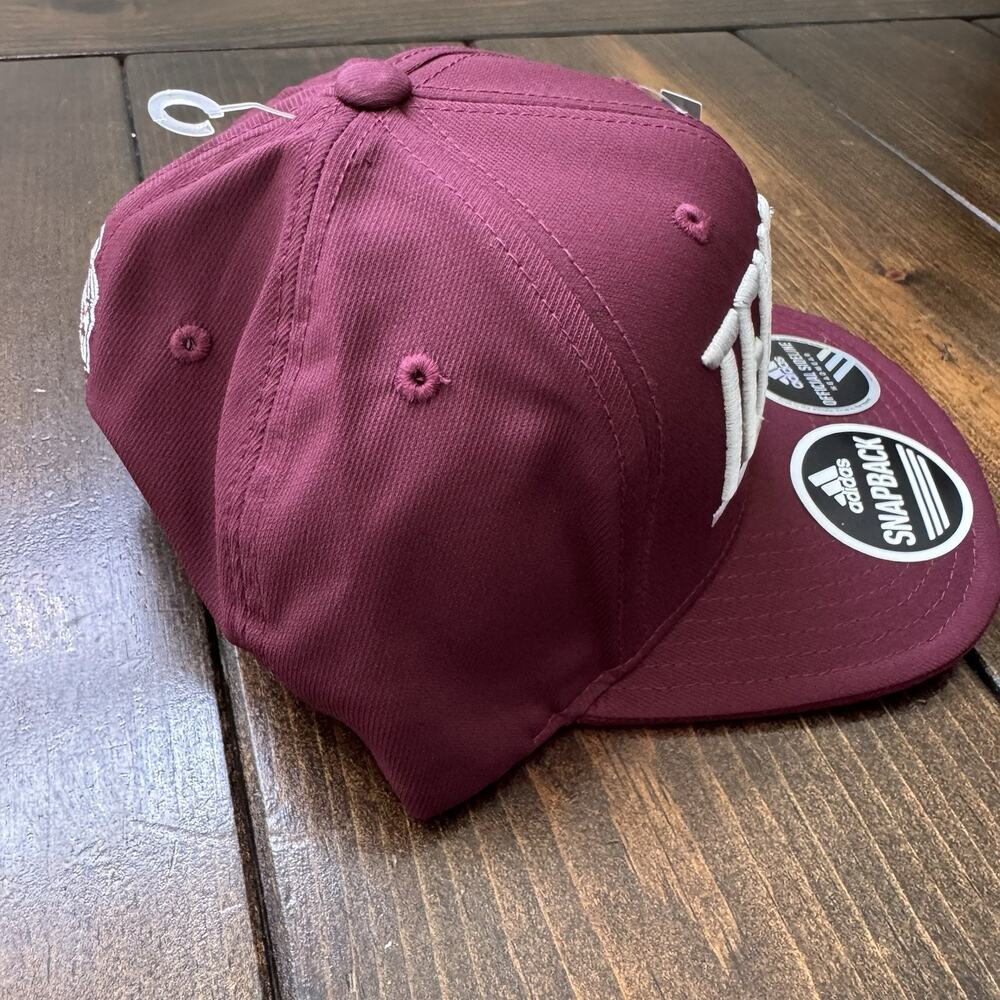Texas A&M Aggies Hat Adidas‎ Climalite Trucker Snapback Pink Adidas Logo NWT - Picture 10 of 12